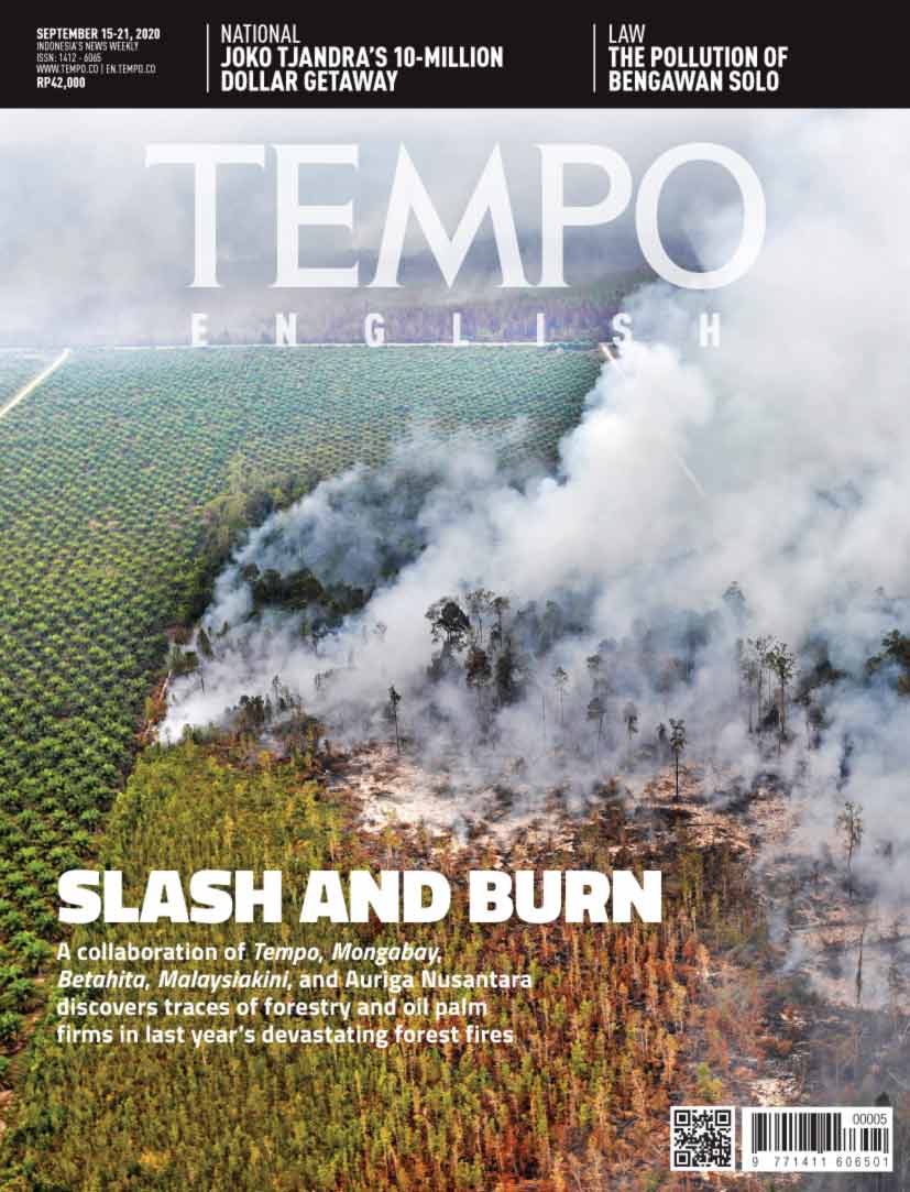 Cover Magz Tempo - Edisi 15-09-2020 - Slash and Burn