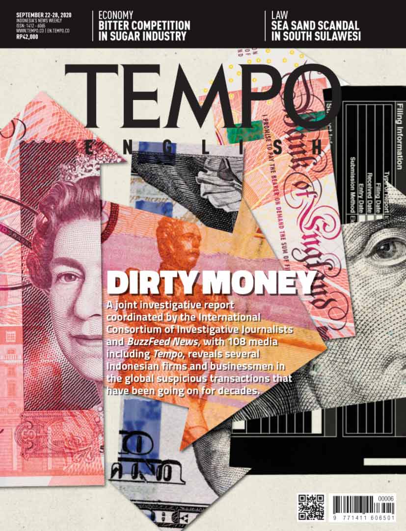 Cover Magz Tempo - Edisi 22-09-2020 - Dirty Money