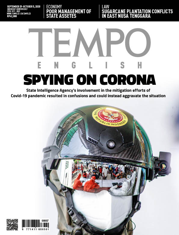 Cover Magz Tempo - Edisi 28-09-2020 - Spying On Corona