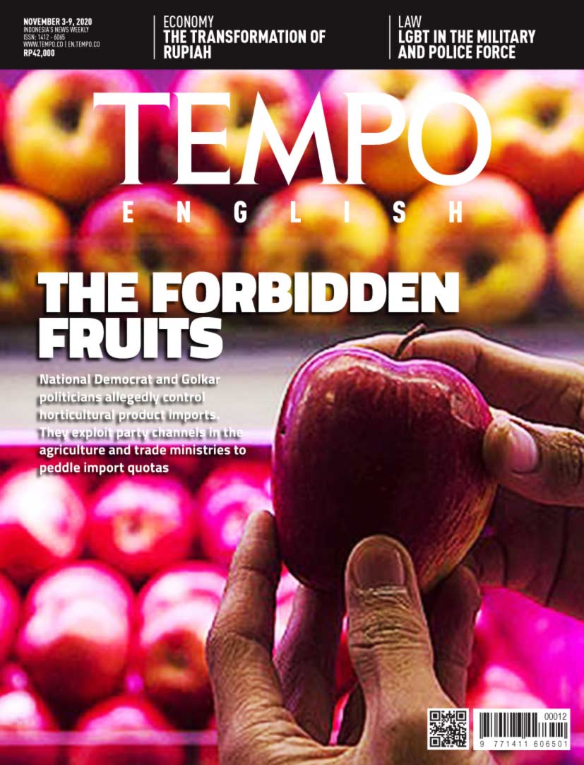 Cover Magz Tempo - Edisi 03-11-2020 - The Forbidden Fruits