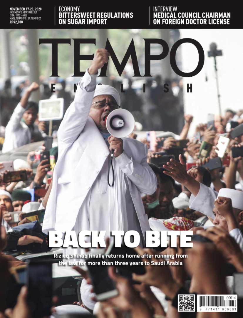 Cover Magz Tempo - Edisi 16-11-2020 - Back to Bite