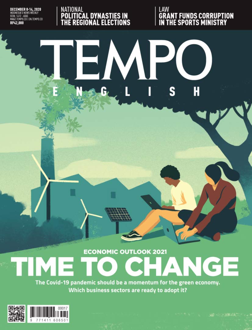 Cover Magz Tempo - Edisi 14-12-2020 - Economic Outlook 2021 Time to change