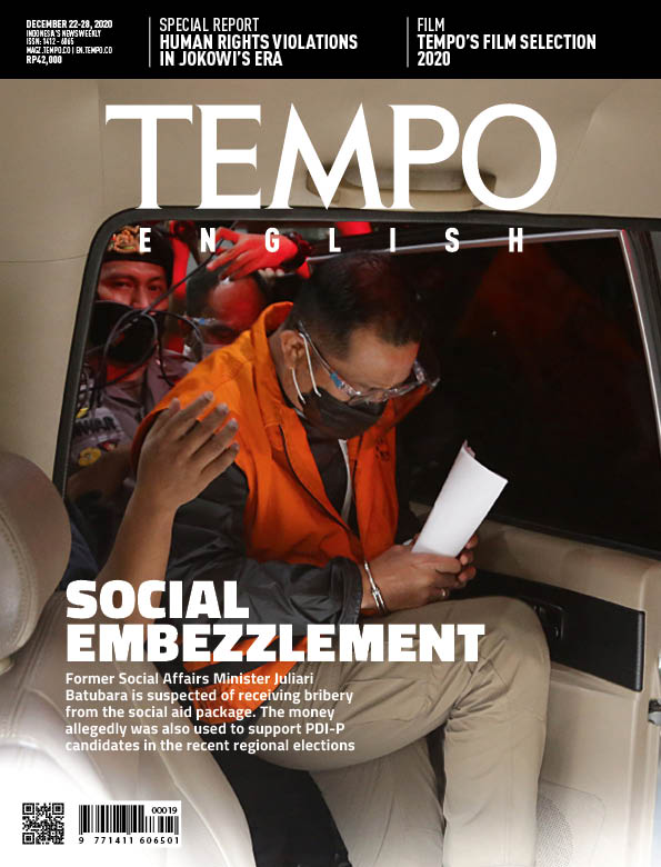 Cover Magz Tempo - Edisi 21-12-2020 - Social Embezzlement