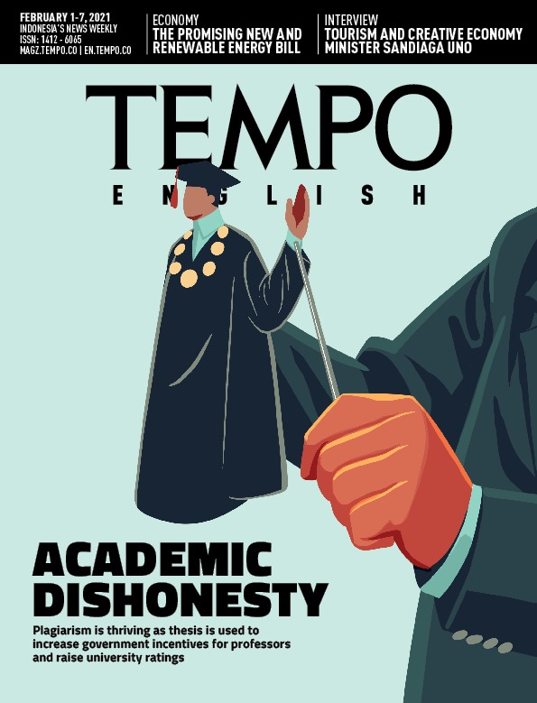 Cover Magz Tempo - TE2125 - Academic Dishonesty