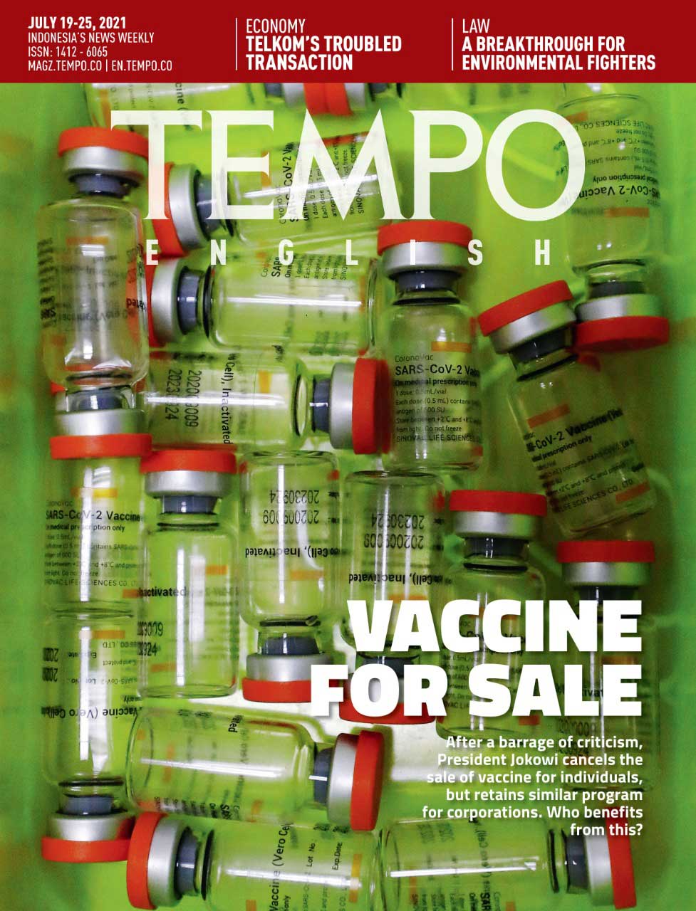 Cover Magz Tempo - TE2149 - Vaccine for Sale