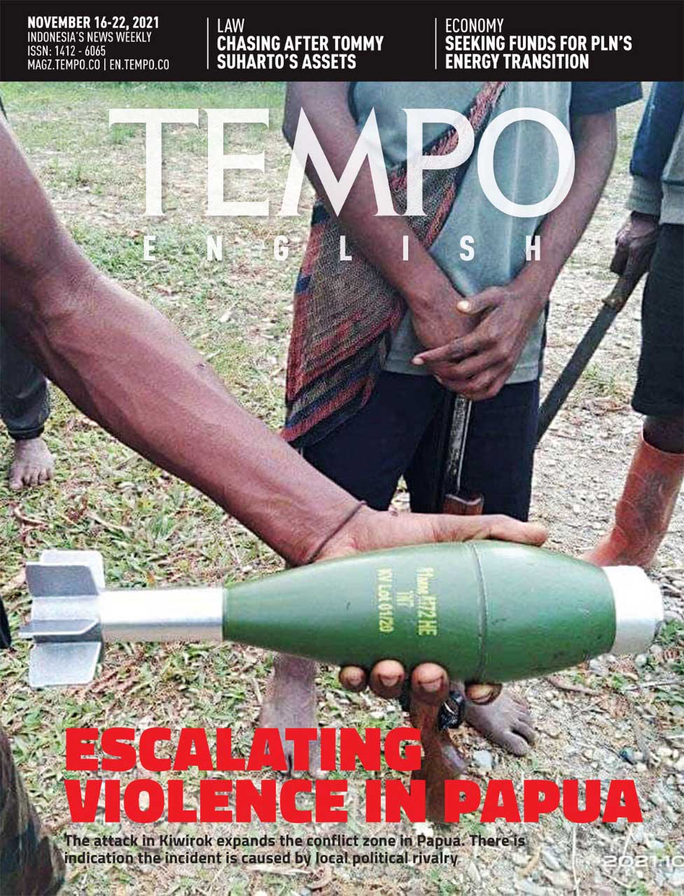 Cover Magz Tempo - TE2214 - Escalating Violence in Papua