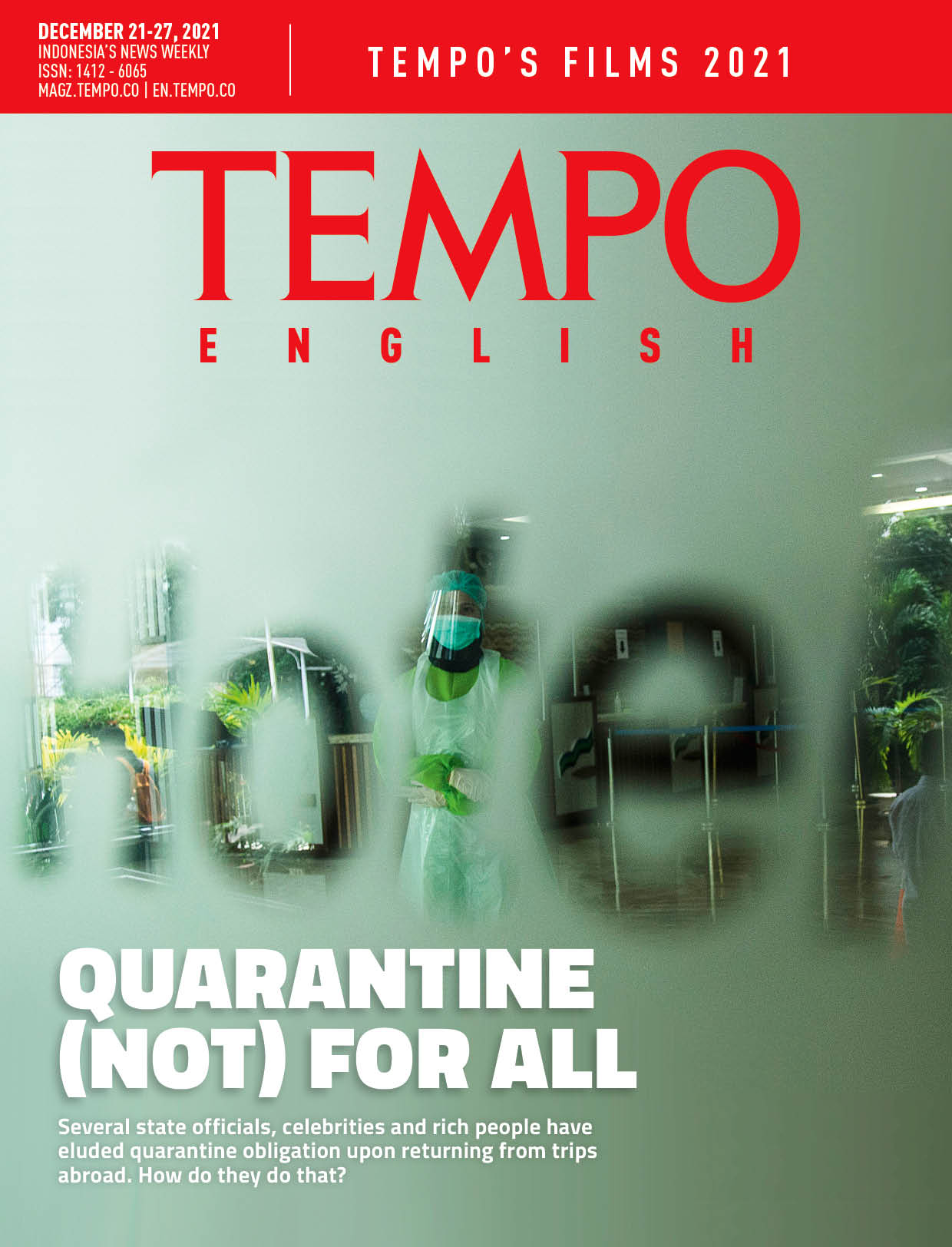 Cover Magz Tempo - TE2219 - Quarantine (Not) For All