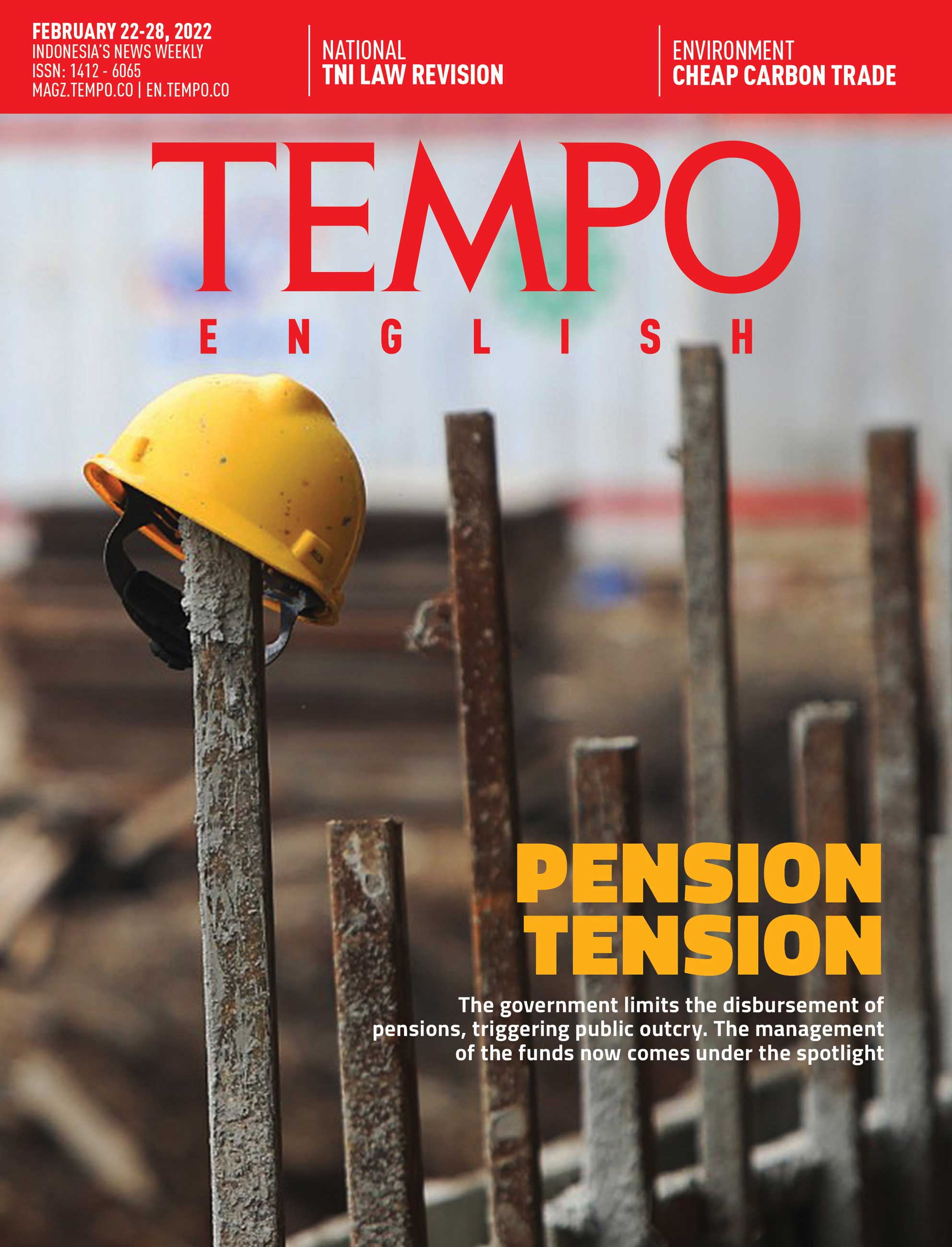 Cover Magz Tempo - TE2228 - Pension Tension