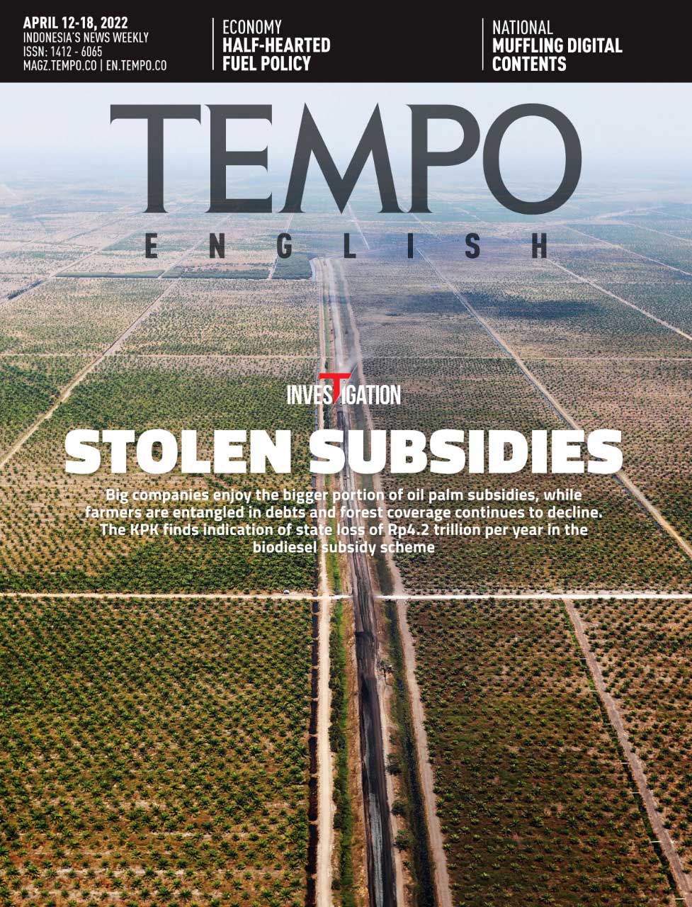 Cover Magz Tempo - TE2235 - Stolen Subsidies