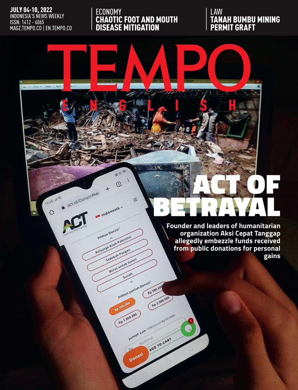 Cover Magz Tempo - TE2247 - Act of Betrayal