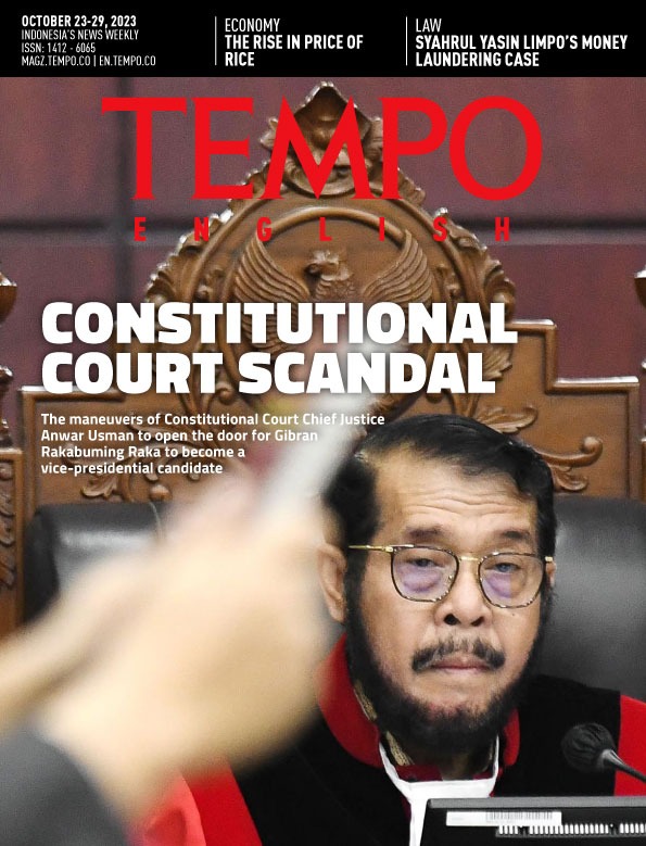 Cover Magz Tempo - TE2411 - Constitutional Court Scandal