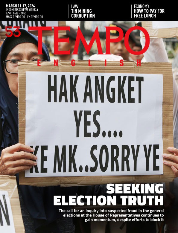 Cover Magz Tempo - TE2431 - Seeking Election Truth
